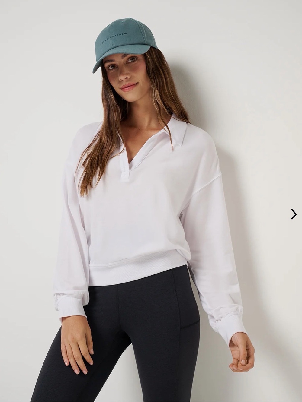 Travis Mathew Women’s Cloud Terry Top Size Large Soft Lyocell Fabric Casual